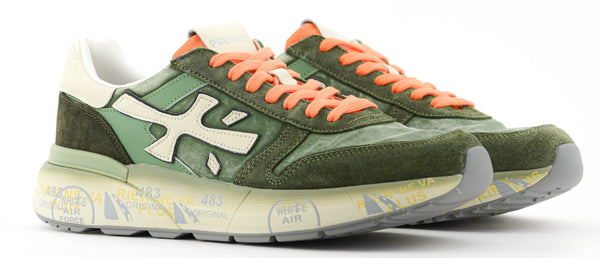 Paul Warmer PREMIATA MICK SNEAKER GREEN WASHED