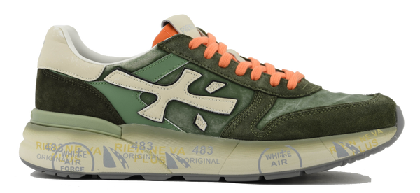 paul warmer PREMIATA MICK SNEAKER GREEN WASHED