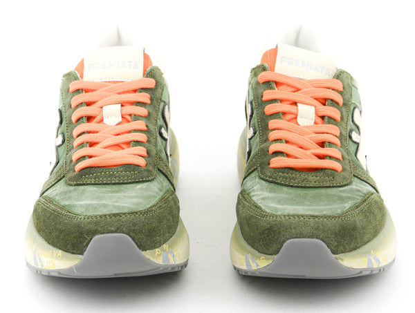 Paul Warmer PREMIATA MICK SNEAKER GREEN WASHED
