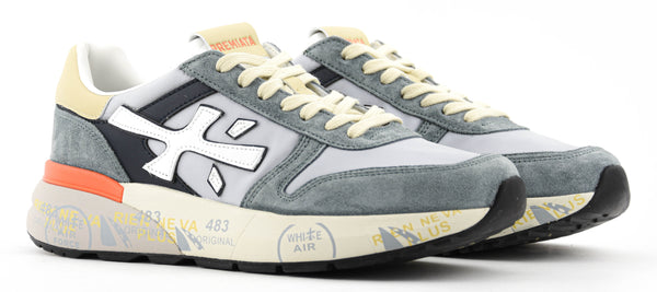 Paul Warmer PREMIATA MICK SNEAKER GREY BLUE