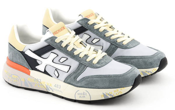 Paul Warmer PREMIATA MICK SNEAKER GREY BLUE