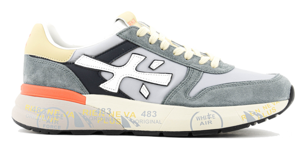 paul warmer PREMIATA MICK SNEAKER GREY BLUE