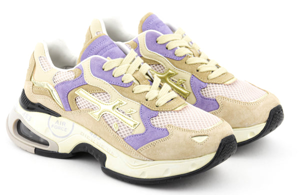 Paul Warmer PREMIATA TIMELESS SHARKYD BEIGE LILA