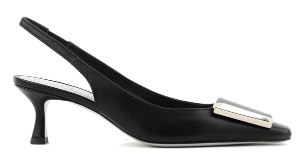 paul warmer ROBERTO FESTA ARIENNE SLING PUMP BLACK