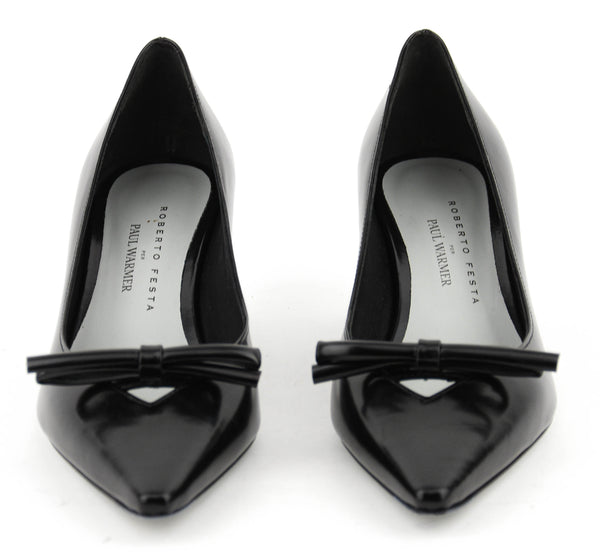Paul Warmer ROBERTO FESTA DAVID PUMP BOW BLACK