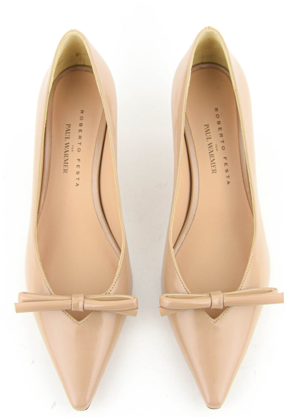 Paul Warmer ROBERTO FESTA DAVID PUMP BOW NUDE