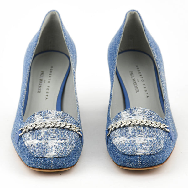 Paul Warmer ROBERTO FESTA DUVAL PUMP JEANS BLUE