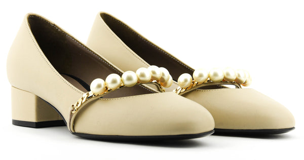 Paul Warmer ROBERTO FESTA LIANA PEARL PUMP WHITE