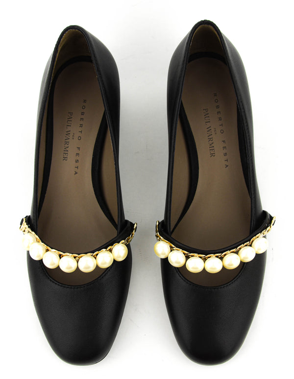 Paul Warmer ROBERTO FESTA LIANA PEARL PUMP WHITE