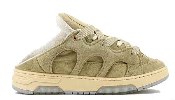 paul warmer SANTHA SABOT LIGHT SAND SUEDE