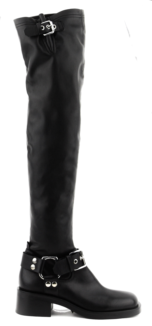 paul warmer STRATEGIA OVERKNEE BIKER BLACK