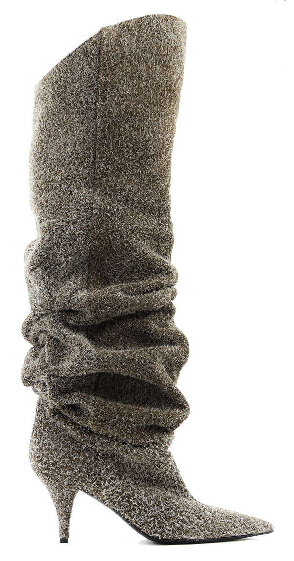 Paul Warmer STRATEGIA SLOUCHY SUEDE BOOT GREY