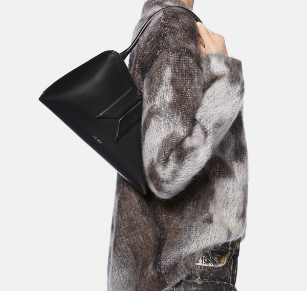 Paul Warmer THE ATTICO SUNRISE SHOULDER BAG BLACK