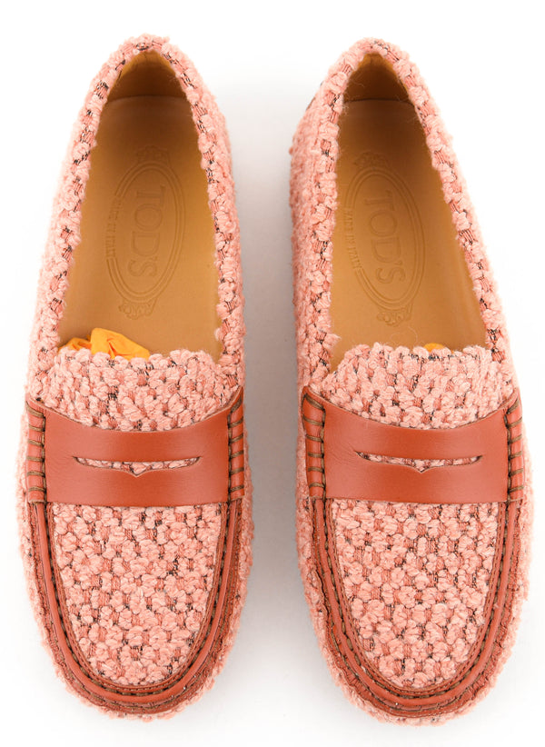 Paul Warmer TOD'S MOCCASSINE PINK BOUCLE