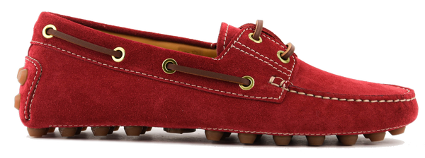 paul warmer TOD'S MOCCASSINE RED SUEDE