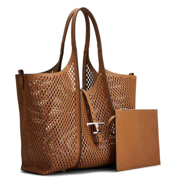 Paul Warmer TOD'S SHOPPER LASER COGNAQ