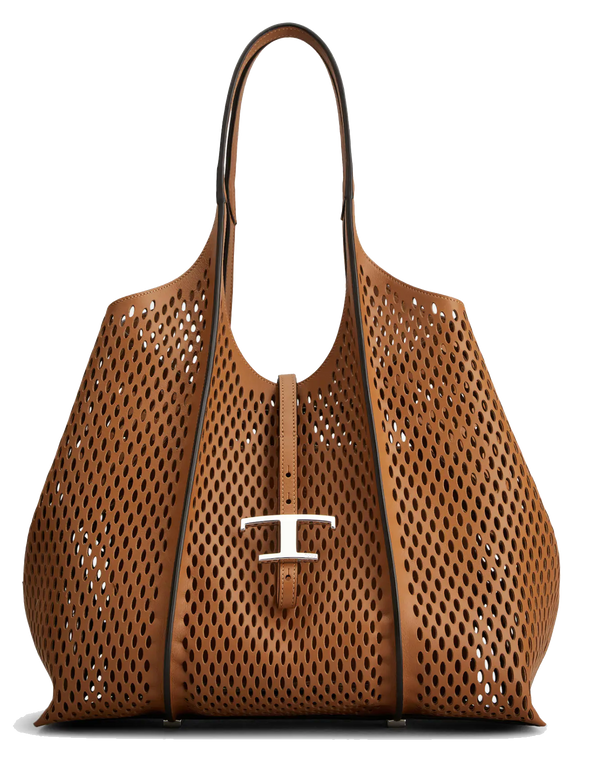 paul warmer TOD'S SHOPPER LASER COGNAQ