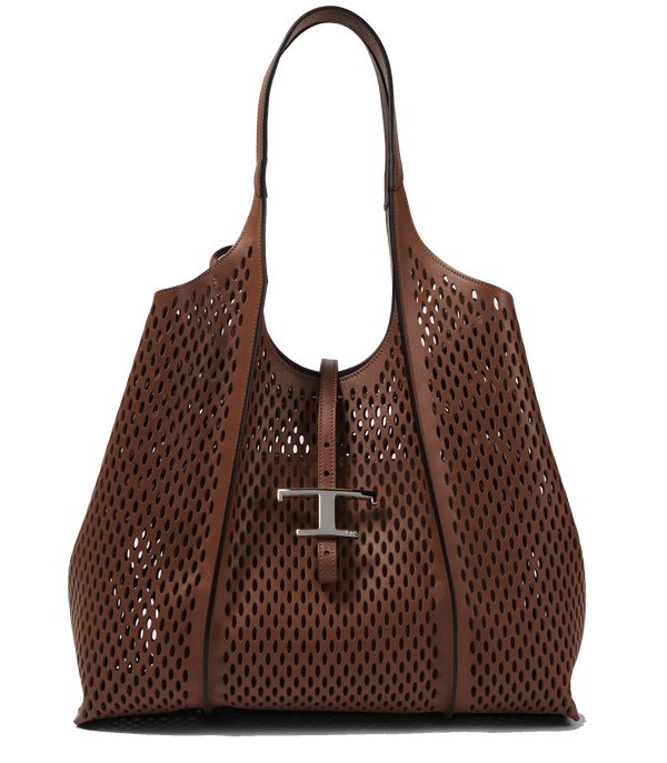 paul warmer TOD'S SHOPPER LASER SMALL BROWN