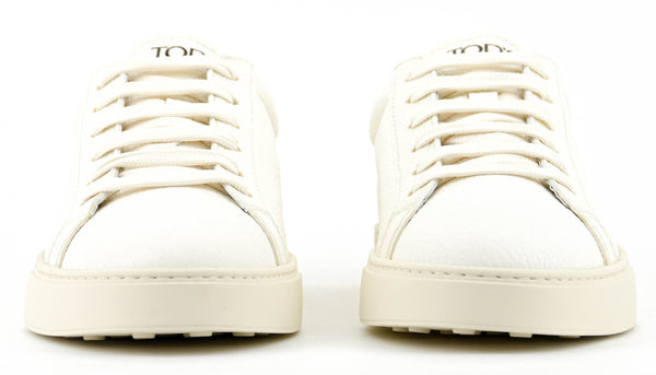 Paul Warmer TOD'S SNEAKER WHITE FULLGRAIN LEATHER