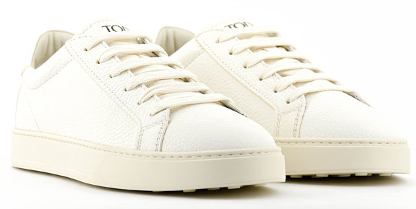 Paul Warmer TOD'S SNEAKER WHITE FULLGRAIN LEATHER