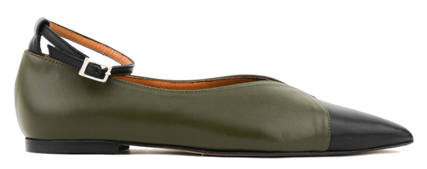 paul warmer TORAL CRISTELLE FLAT KAKI