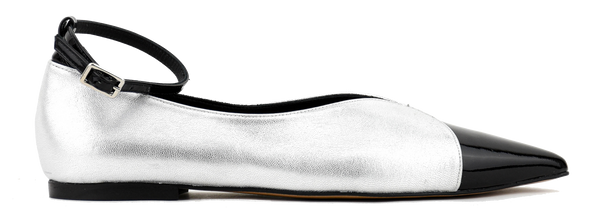 paul warmer TORAL CRISTELLE FLAT SILVER