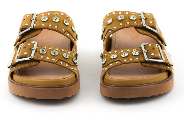 Paul Warmer TORAL MARTA BUCKLE SLIDE CAMEL