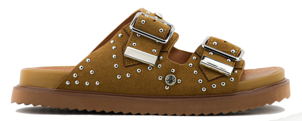 paul warmer TORAL MARTA BUCKLE SLIDE CAMEL