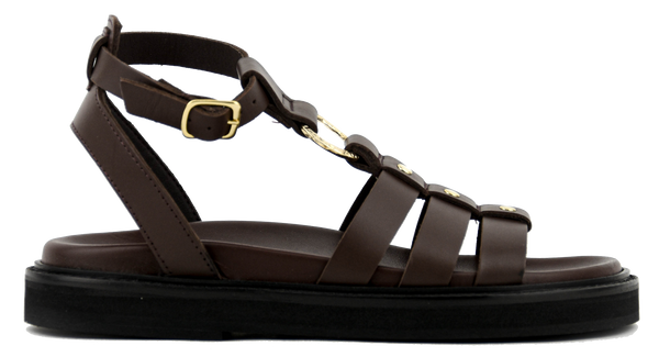 paul warmer TORAL NAXOS SANDAL COFFEE