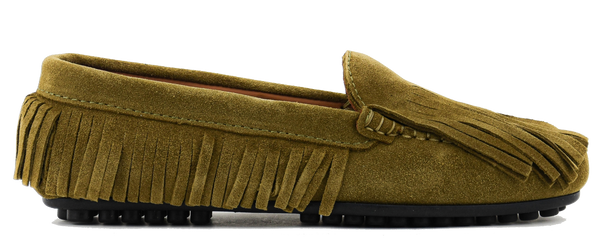 paul warmer TORAL OTOE MOCCASINE FRANGES KHAKI