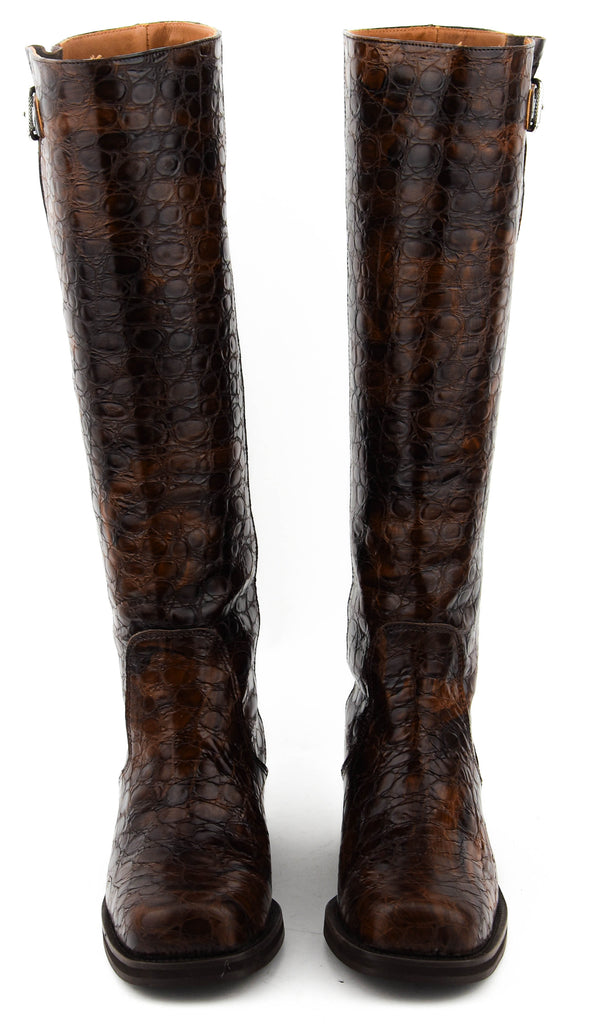 Paul Warmer TORAL RONNIE LONG BIKER CROCO BROWN