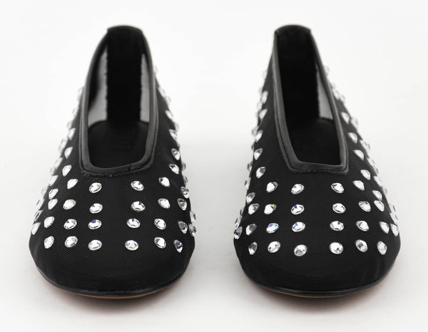 Paul Warmer TORAL SYBILLA MESH BALLERINA BLACK