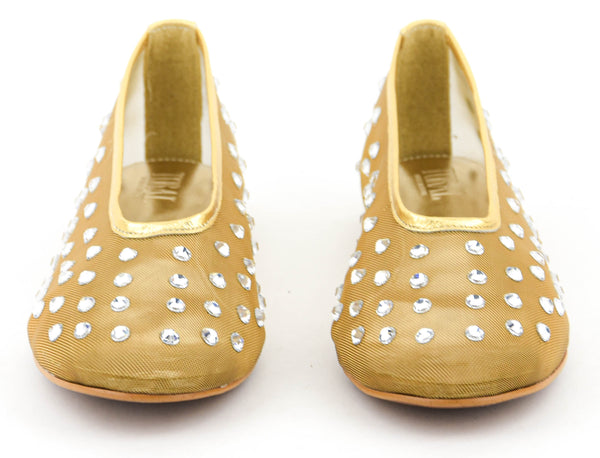 Paul Warmer TORAL SYBILLA MESH BALLERINA GOLD