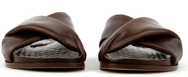 Paul Warmer PAUL WARMER TWISTED NAPPA SANDAL COGNAC