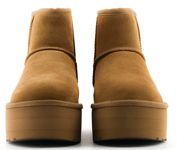 Paul Warmer UGG CLASSIC MINI PLATFORM CHESTNUT