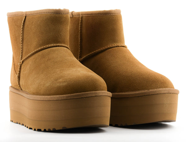 Paul Warmer UGG CLASSIC MINI PLATFORM CHESTNUT