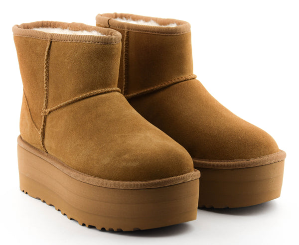 Paul Warmer UGG CLASSIC MINI PLATFORM CHESTNUT