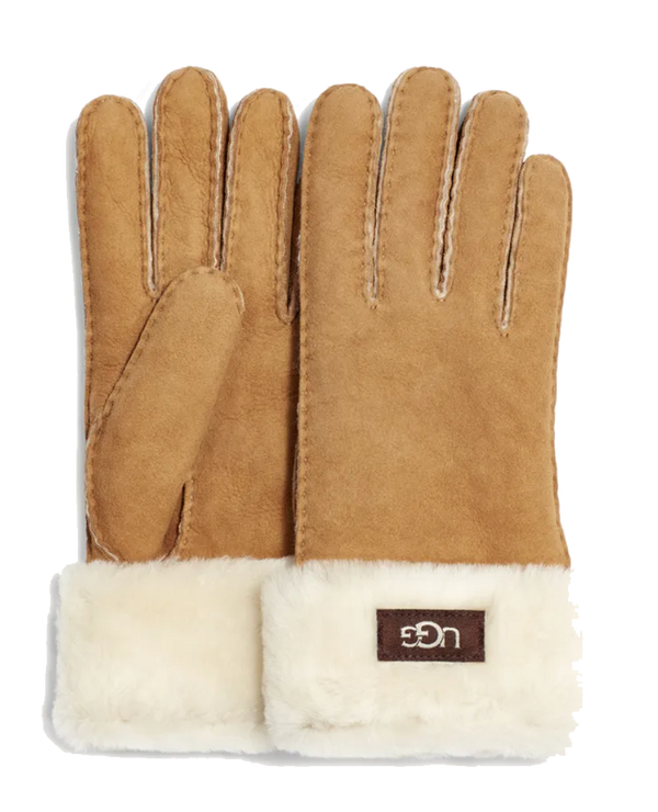 Paul Warmer UGG CUFF GLOVE CHESTNUT