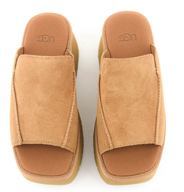 Paul Warmer UGG NEW HEIGHTS SLIDE CHESTNUT