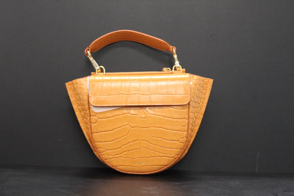 Paul Warmer WANDLER HORTENSIA MINI CROCO ORANGE