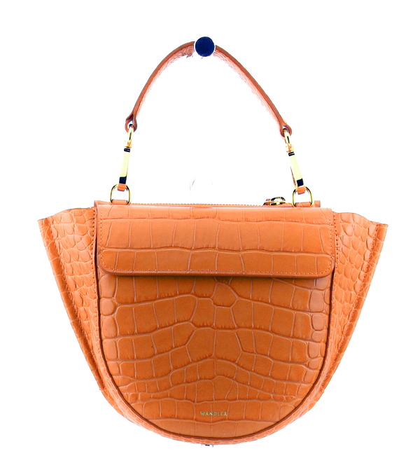 paul warmer WANDLER HORTENSIA MINI CROCO ORANGE
