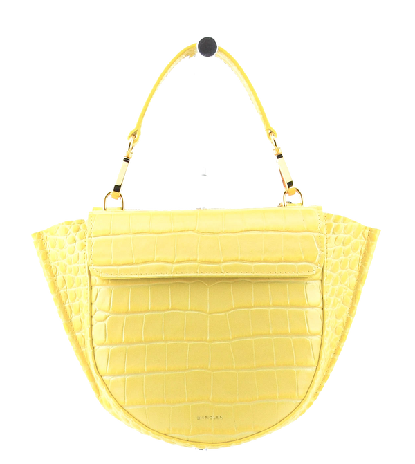 paul warmer WANDLER HORTENSIA MINI CROCO YELLOW