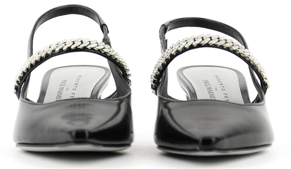 Paul Warmer ROBERTO FESTA MALLORY PUMP SLINGBACK BLACK