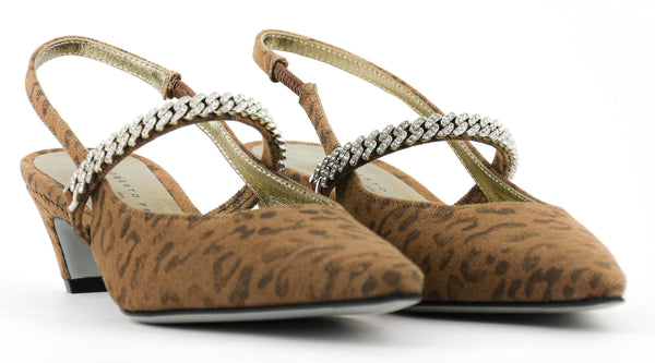 Paul Warmer ROBERTO FESTA MALLORY PUMP SLINGBACK LEOPARD