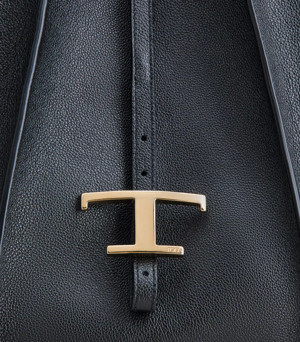 Paul Warmer TODS T TIMELESS SHOPPING BAG BLACK MEDIUM