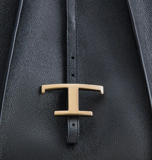 Paul Warmer TODS T TIMELESS SHOPPING BAG BLACK MEDIUM