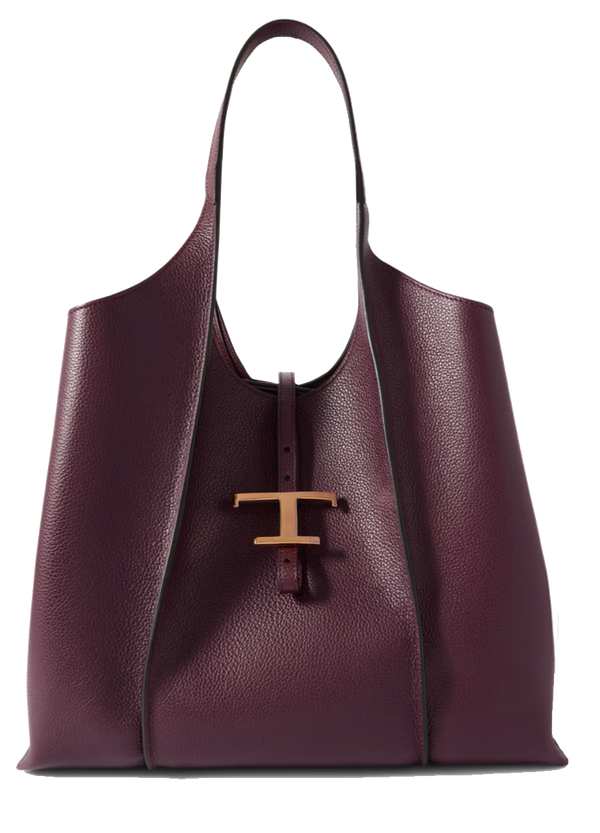 paul warmer TODS T TIMELESS SHOPPING BAG BORDEAUX MEDIUM