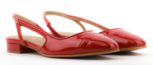 Paul Warmer TORAL X PW MANHATTAN SLINGBACK PATENT RED