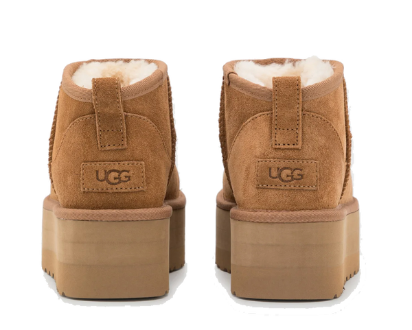 Paul Warmer UGG CLASSIC ULTRA MINI PLATFORM CHESTNUT
