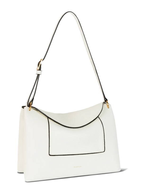Paul Warmer WANDLER PENELOPE SLOUCHY BAG WHITE CRUST